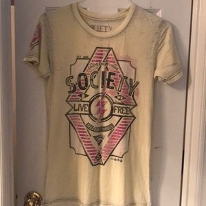 Society tee large